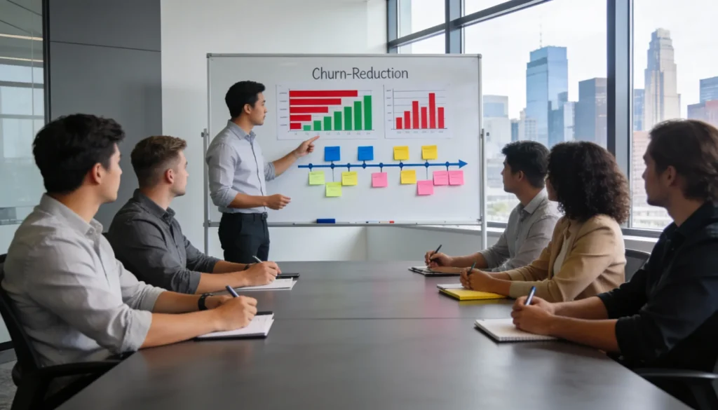 Strategic meeting aligning product with business goals